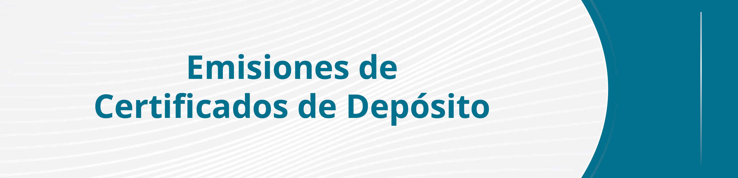 Emisi&oacute;n Certificados de Dep&oacute;sito Noviembre 2024