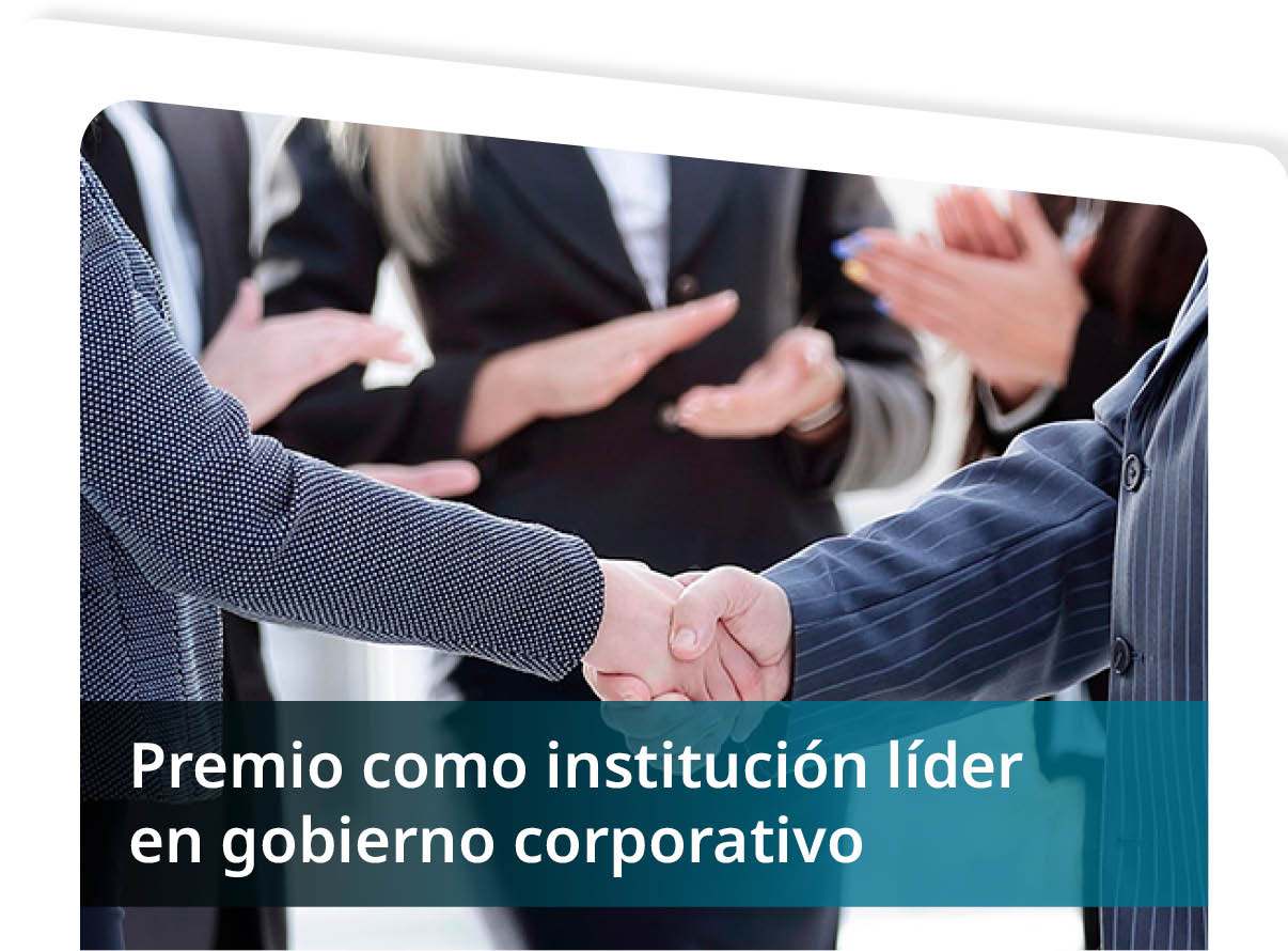 Premio como Instituci�n L�der en Gobierno Corporativo  Mini